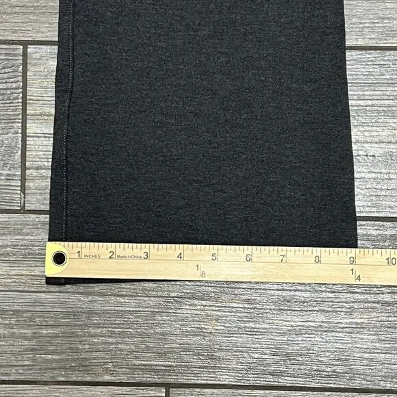 Quince Career Pant Charcoal Grey Women Small Stretch Pull On 28 Waist Wide Leg - Picture 11 of 11